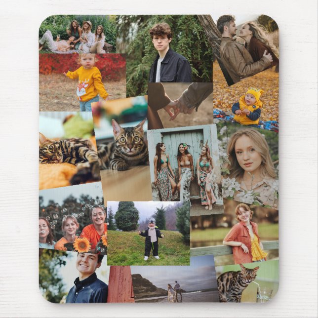 16 Meldebogen für verschleiernde Fotos Mousepad (Vorne)