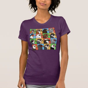 16 nordamerikanische Raubvogel-Profile T-Shirt