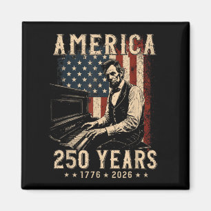 16. Präsident spielt Klavier 250 Jahre Magnet