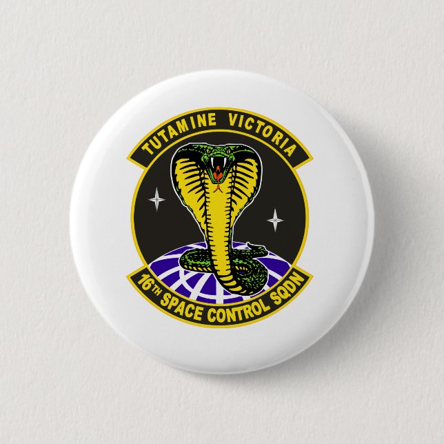 16. Raum-Kontrollen-Geschwader Button (Vorderseite)
