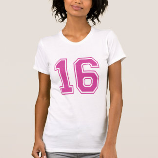 16 sixteen varsity num T-Shirt