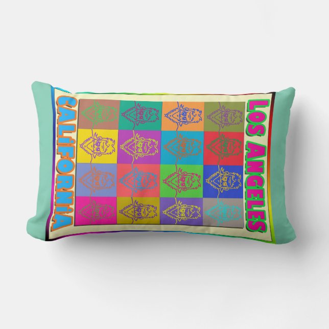 16 Surfer Los Angeles Pillow Lendenkissen (Vorderseite)