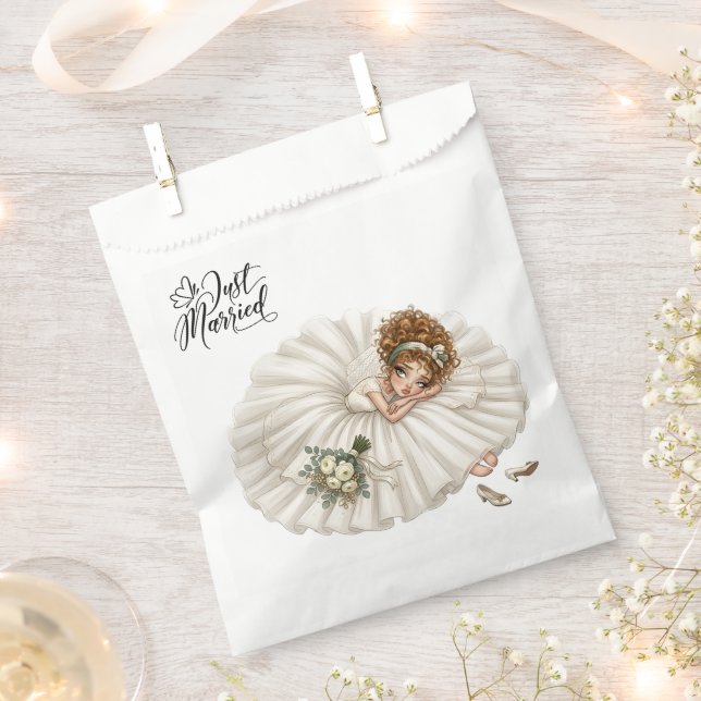 #16 Süße lustige Braut Geschenktütchen (Ausgeschnitten)