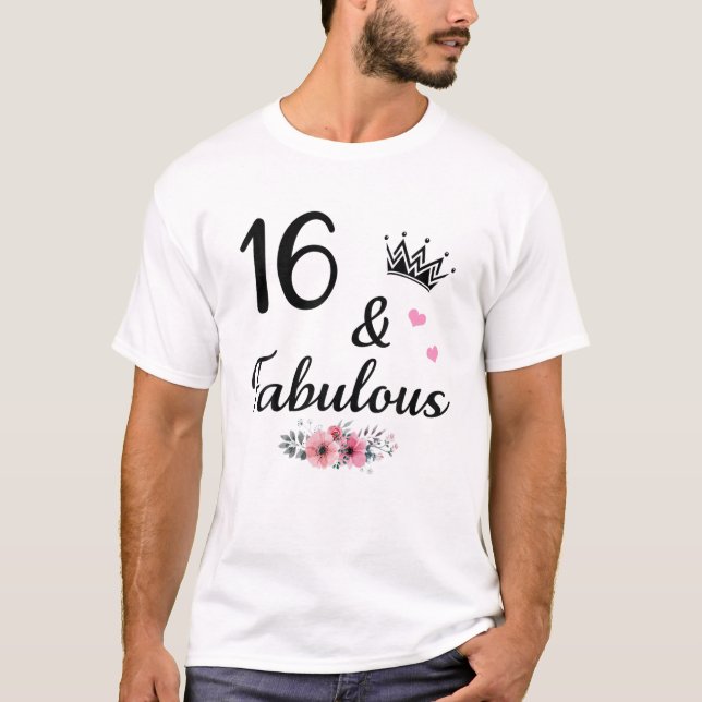 16 T-Shirt (Vorderseite)