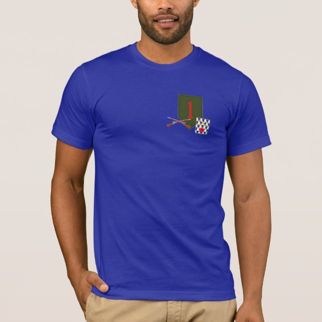16. T - Shirt der Infanterie-1. Infanterie-Div. (Vorderseite)