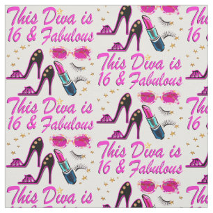 16 UND FABULOUS DIVA STOFF
