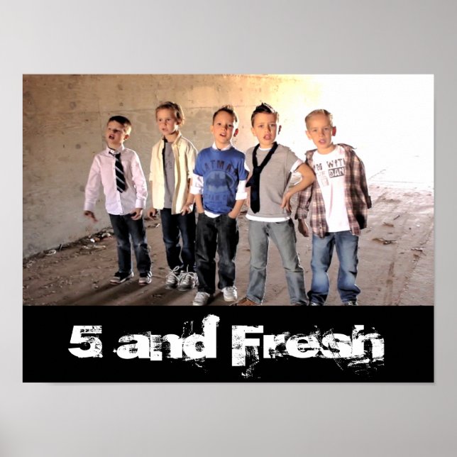 16" x 12" 5 und Fresh Tunnel Poster! Poster (Vorne)