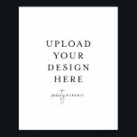 16" x 20" Poster - Portrait<br><div class="desc">Passen Sie Ihre Karte in Templett an. Nachdem Sie die Bearbeitung abgeschlossen haben,  laden Sie Ihre Datei im JPG-Format herunter (vergessen Sie nicht,  die Blindoption zu aktivieren). Laden Sie Ihr Design hier hoch,  indem Sie auf den blauen Button "Personalisieren" klicken.</div>