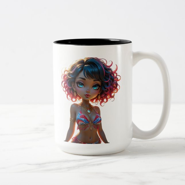 16A Dollz von: Svace - Serie 01 Zweifarbige Tasse (Rechts)
