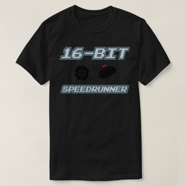 16Bit Speedrunner 5 T-Shirt (Design vorne)