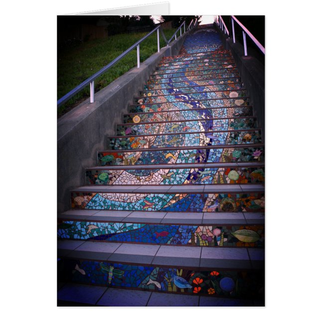 16th Avenue Tiled Steps #3 Karte (Vorne)