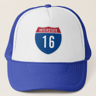 16th Birthday Interstate Sign Truckerkappe