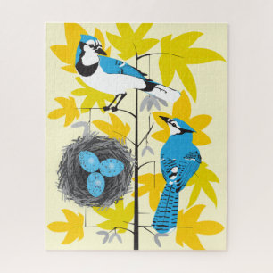 16x20 Blue Jay Puzzle für Colorblinde