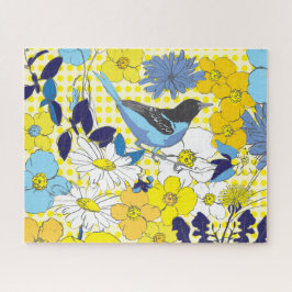 16x20 Bluebird-Puzzle für Colorblinde Puzzle