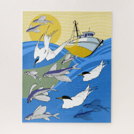 16x20 Fishing-Puzzle für Colorblinde Puzzle