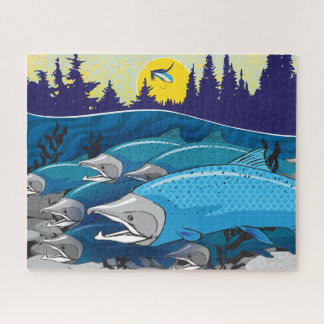 16x20 Fishing-Puzzle für Colorblinde Puzzle