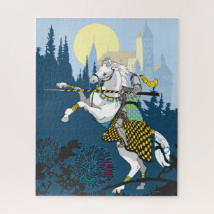 16x20 Jousting Knight Puzzle für Colorblinde Mensc