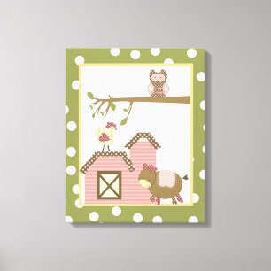 16x20 Leinwand Art Kinderzimmer Print Abby's Farm 