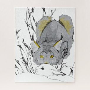 16x20 Lynx and Hare Puzzle für Colorblinde