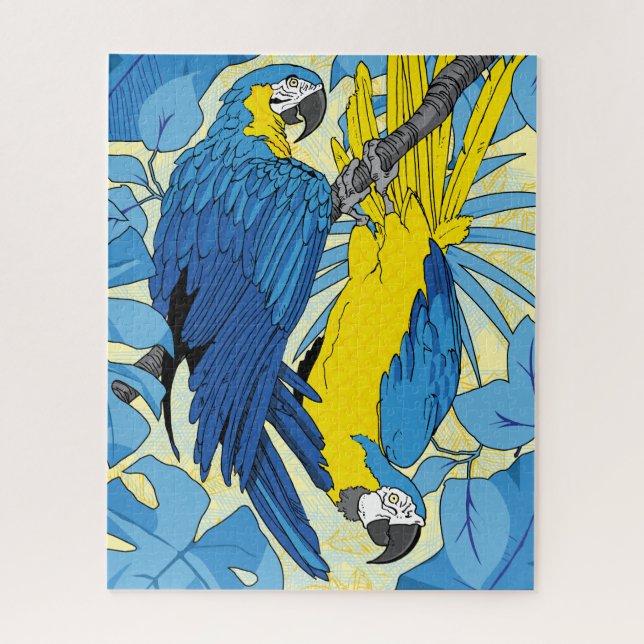 16x20 Parrot Puzzle für Colorblinde (Vertikal)