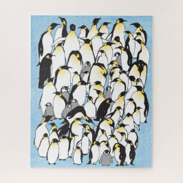 16x20 Pinguin Puzzle für Colorblinde