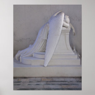 16x20 Plakat niemals allein abwischen (Seitenansic