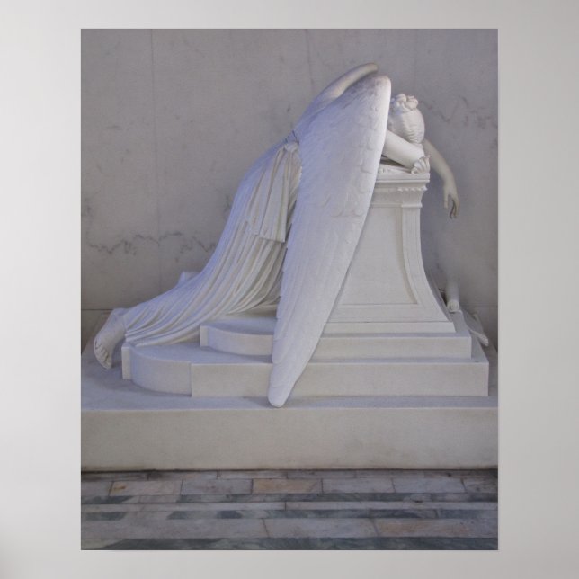 16x20 Plakat niemals allein abwischen (Seitenansic (Vorne)