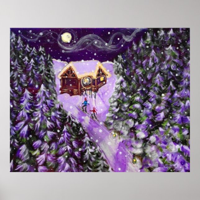 16x20 Poster Lantern Ski (Vorne)