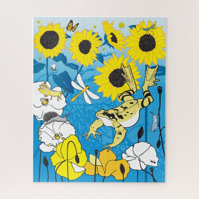 16x20 Spring Garden Puzzle für Colorblinde (Vertikal)