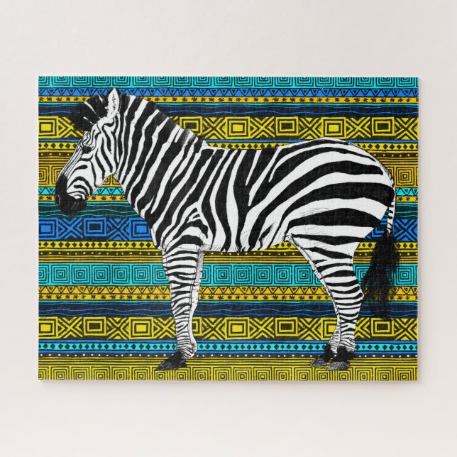 16x20 Zebra Puzzle für Colorblinde (Horizontal)