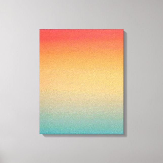 16x20 Zoll Modern Rainbow Sky Red Yellow Blue Leinwanddruck (Vorderseite)