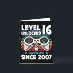 16yr Bday Son Boy Funny Gamer 16. 16. Karte<br><div class="desc">16yr Bday Son Boy Funny Gamer 16. 16. Geburtstag</div>