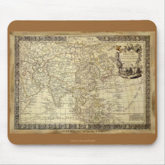 1700 ANTIQUE World MAP Mousepad
