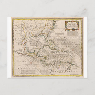 1720 Karte der Westindischen Inseln von Emanuel Bo