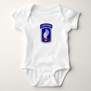 173. ABN Im Flugzeug Brigade Patch Kindtier T - Sh Baby Strampler