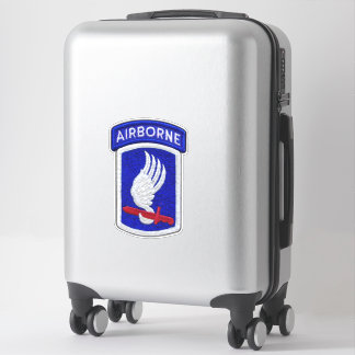173. ABN Im Flugzeug Brigade Sky Soldiers Contour  Aufkleber