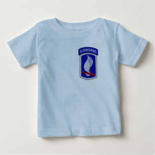 173. ABN Im Flugzeug Brigade Sky Soldiers Patch Baby T-shirt