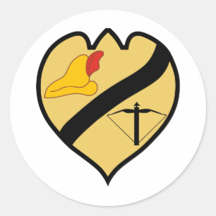 173. AHC Robinhoods Runder Aufkleber