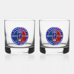 173. Im Flugzeug Brigade Afghanistan Veteran Whiskyglas