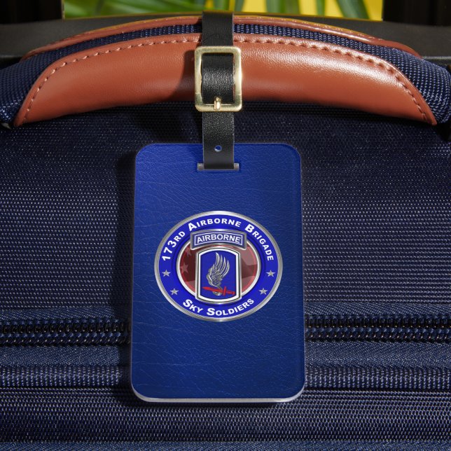 173. Im Flugzeug Brigade   Gepäckanhänger (Vorderseite Insitu 2)