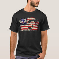 173. Im Flugzeug Brigade US Flag Shirt Im Flugzeug