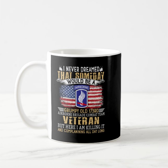 173. IM FLUGZEUG BRIGADE VETERAN KAFFEETASSE (Links)