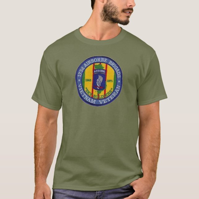 173. IM FLUGZEUG PARACHUTE-REGIMENT T-Shirt (Vorderseite)