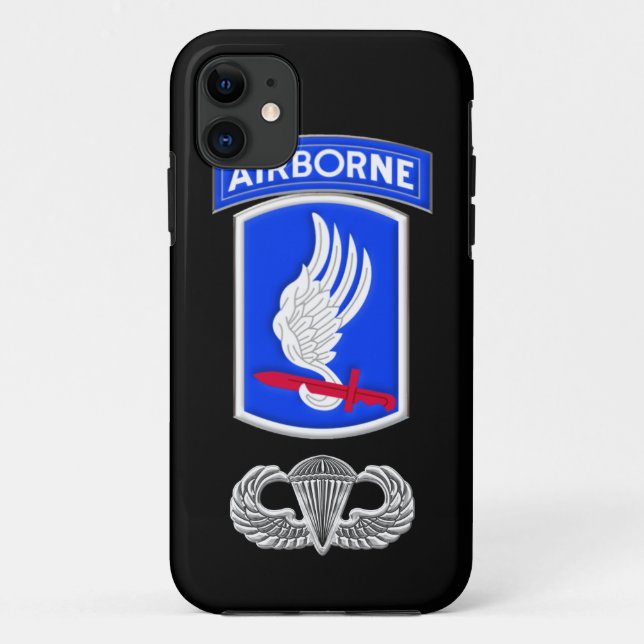 173rd Im Flugzeug Abteilung Case-Mate iPhone Hülle (Rückseite)