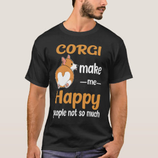 174 Corgi macht mich glücklich T-Shirt