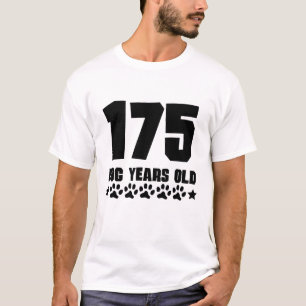 175 Hundejahr-alter lustiger 25. Geburtstag T-Shirt