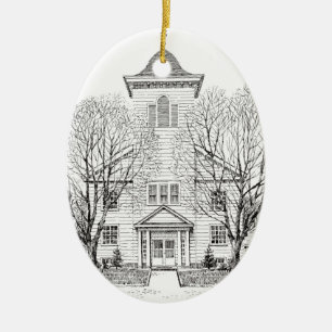 175th Jahrestags-Weihnachtsverzierung Keramikornament