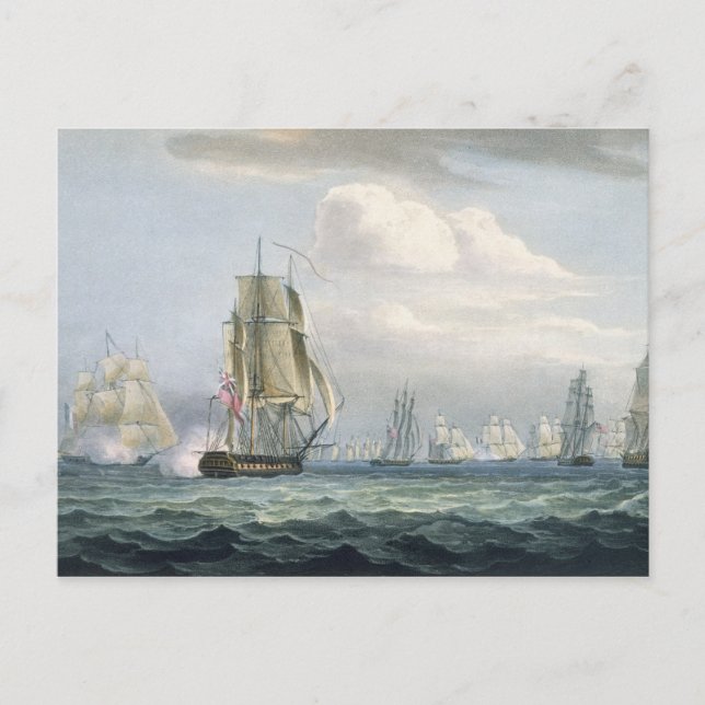 (1764-1840) Geschwader Sir-Sidney Smiths, das a Postkarte (Vorderseite)