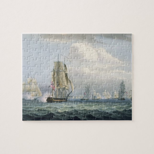 (1764-1840) Geschwader Sir-Sidney Smiths, das a Puzzle (Horizontal)