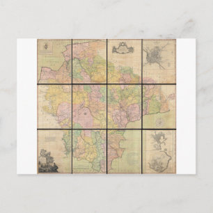 1765 Karte von Devonshire durch Benjamin Donn